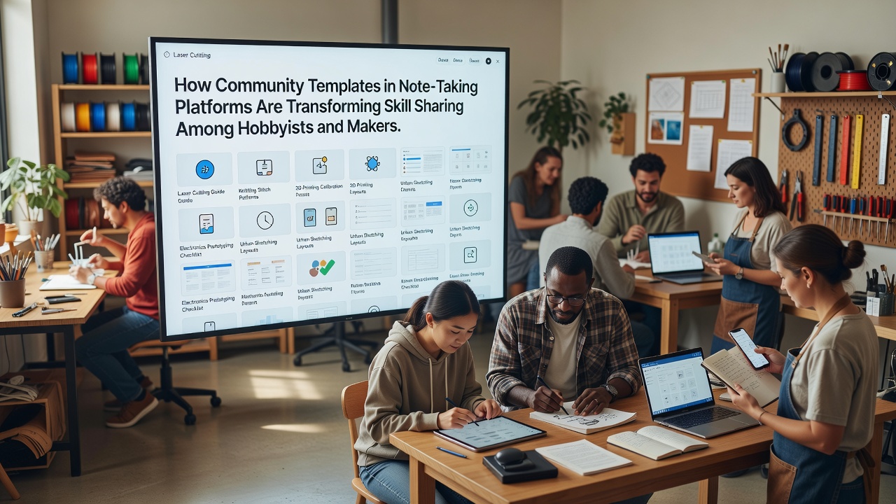 How Community Templates in Note-Taking Platforms Are Transforming Skill Sharing Among Hobbyists and Makers